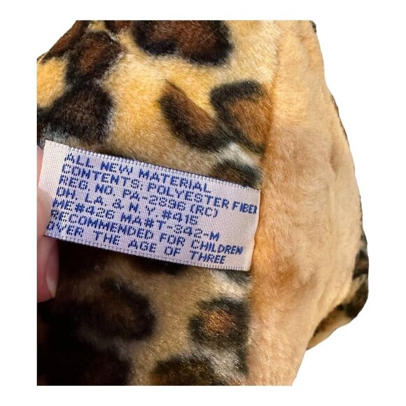 Cheetah Print Dinosaur Plush Stuffed Animal Toy 14 Inch Soft Kids Gift Boy Girl - Picture 6 of 14